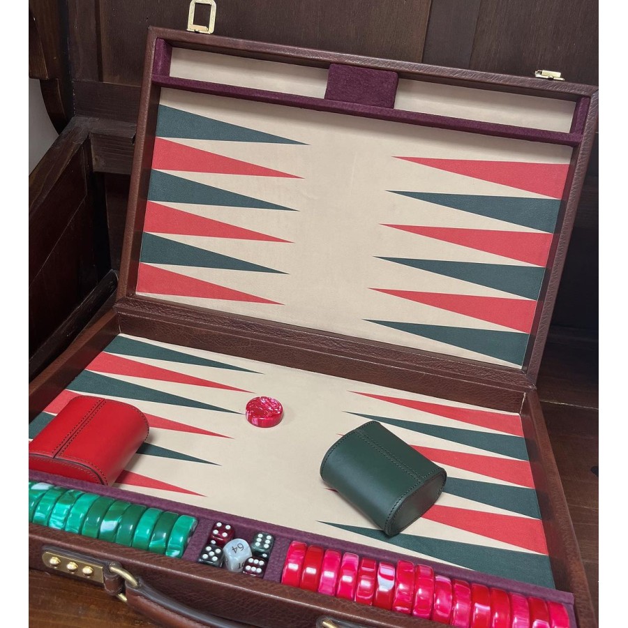 Backgammon - Jeu De Voyage à Enrouler - Jeu De Société Backgammon