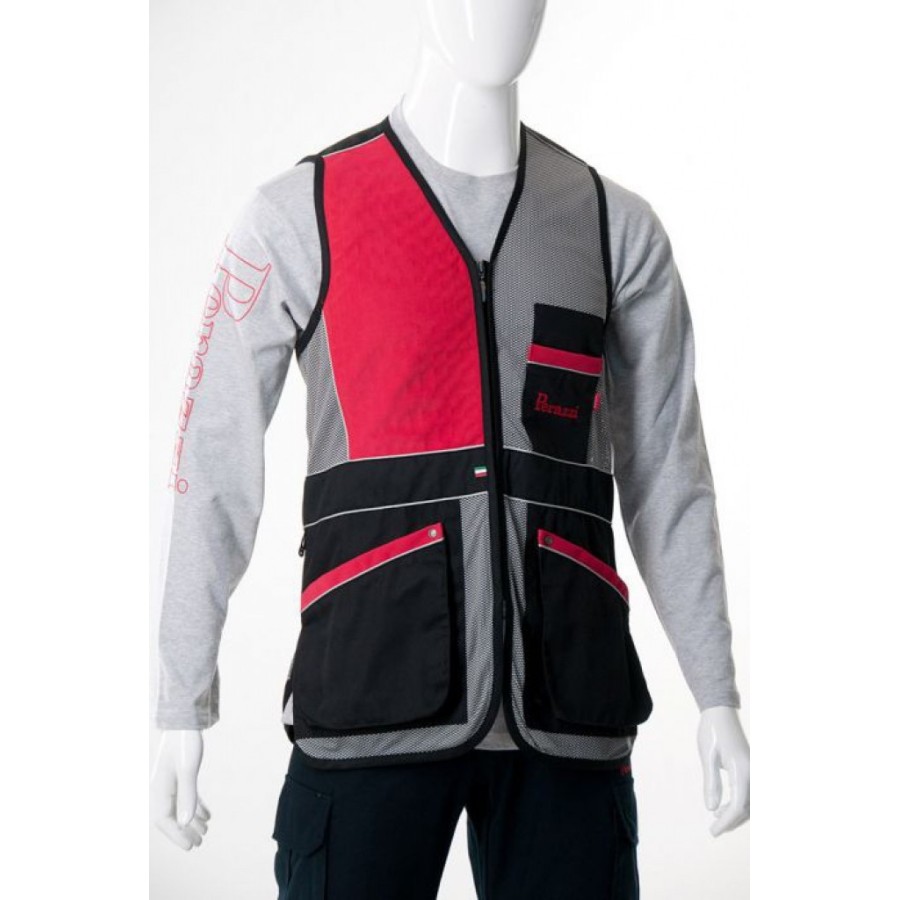 Gilet de Tir Perazzi Rouge