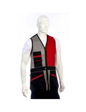 Gilet de tir ball-trap Gaucher - PERAZZI Tekno - noir Couleur Noir Taille 46