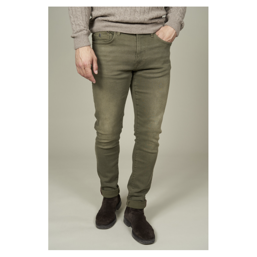 Jean stretch MCS Coupe Regular Kaki Taille 32 US